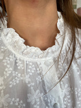 Load image into Gallery viewer, Isidore Embroidered Blouse White
