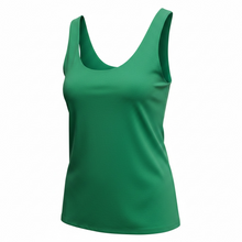 Load image into Gallery viewer, Double Layer Scoop Vest Emerald

