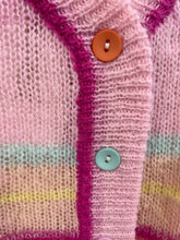 Load image into Gallery viewer, Rainbow Multi Stripe Cardigan
