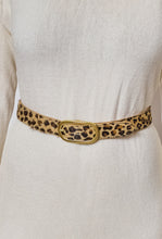 Load image into Gallery viewer, Leah Leather Belt Leopard
