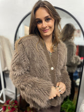 Load image into Gallery viewer, Katie Plush Jacket Chocolate
