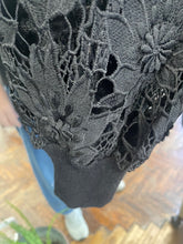Load image into Gallery viewer, Rina Lace Sleeve Jumper Black
