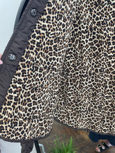 Load image into Gallery viewer, Reversible Quilted Leopard Jacket Chocolate
