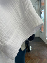 Load image into Gallery viewer, Marianne Cheesecloth Short Sleeve White
