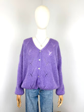 Load image into Gallery viewer, Elle Reversible Cardigan Mohair Lilac
