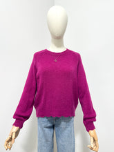 Load image into Gallery viewer, Mira Scalloped Edge Long Sleeve Jumper Raspberry
