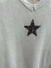 Load image into Gallery viewer, Astra Glitter Star T-Shirt Beige
