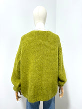 Load image into Gallery viewer, Bernadette Oversized Mohair Cardigan Olive
