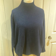 Load image into Gallery viewer, Tammy Ribbed Turtle Neck Jumper Navy
