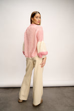 Load image into Gallery viewer, Liana Knit Cardigan Blush/Cream
