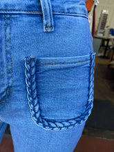 Load image into Gallery viewer, Jenny Front Plait Pocket Blue
