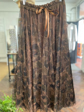 Load image into Gallery viewer, Smudge Tulle Skirt Choc
