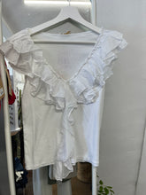 Load image into Gallery viewer, Naya Frill Vest White
