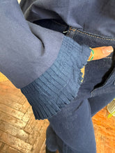 Load image into Gallery viewer, Lucille Cotton Frill Blouse Navy
