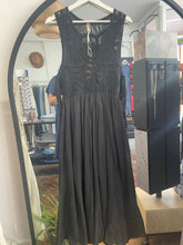 Load image into Gallery viewer, Samara Crochet Dress Black

