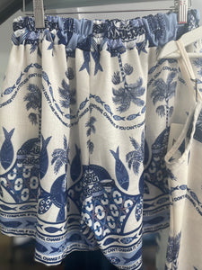 Palm & Fish Cami/Shorts Co-ord
