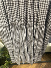 Load image into Gallery viewer, Luna Gingham Shirred Dress Chocolate
