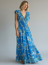 Load image into Gallery viewer, Silky Sue Dress Azure
