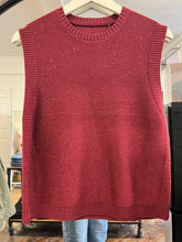 Load image into Gallery viewer, Georgette Glitter Tank Burgandy
