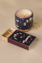 Load image into Gallery viewer, Paddywax A Dopo Moon Phases Ceramic Candle - Jasmine &amp; Rose
