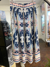 Load image into Gallery viewer, Sara Printed Skirt Navy
