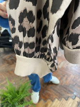 Load image into Gallery viewer, Leopard Satin Bomber Beige
