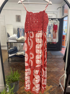 Crochet Sun Dress Rust