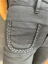 Load image into Gallery viewer, Jenny Front Plait Pocket Black
