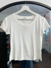 Load image into Gallery viewer, Billie Cap Sleeve T-Shirt White
