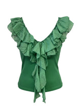 Load image into Gallery viewer, Naya Frill Vest Green
