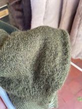 Load image into Gallery viewer, Soft Button Cuff Alpaca Jumper Olive
