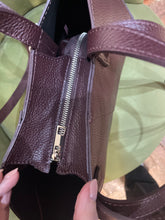 Load image into Gallery viewer, Arabella Leather Toe Bag Dark Bordeaux
