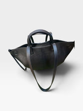 Load image into Gallery viewer, Arabella Leather Tote Bag Black
