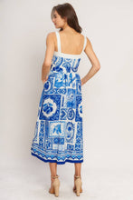 Load image into Gallery viewer, Pina Printed Woven Midi Dress
