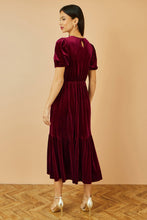 Load image into Gallery viewer, Kate Velvet Midi Dress - Burgundy
