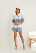Load image into Gallery viewer, Ipa Contrast Broderie Shorts Co-ord

