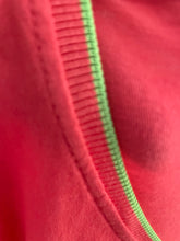 Load image into Gallery viewer, Annika Tipping V Neck T-Shirt - Coral
