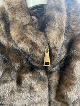 Load image into Gallery viewer, XL Loxy Faux Mink Fur Gilet - Chocolate
