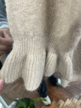 Load image into Gallery viewer, Orla Alpaca Frill Cuff Jumper Beige
