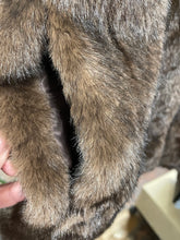 Load image into Gallery viewer, XL Loxy Faux Mink Fur Gilet - Chocolate
