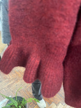 Load image into Gallery viewer, Orla Alpaca Frill Cuff Jumper Cranberry
