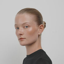 Load and play video in Gallery viewer, ALEXANE chunky mini hoop earrings gold-plated
