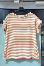 Load image into Gallery viewer, Andrea Striped T-Shirt Burnt Orange
