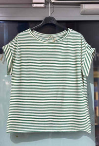 Andrea Striped T-Shirt Green