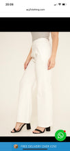 Load image into Gallery viewer, Wide Leg Stretch Trousers White
