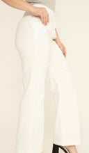 Load image into Gallery viewer, Wide Leg Stretch Trousers White
